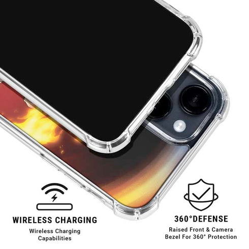 My Hero Academia Shoto Todoroki Season 4 iPhone 15 Clear Case